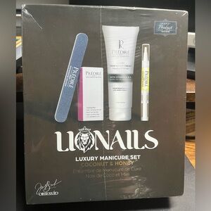Prédiré Lionails Luxury Manicure Set - File, Buffer, Hand/Foot Cream & Serum